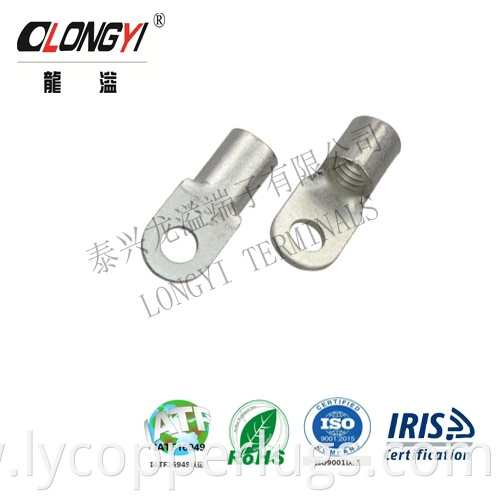 Non-Insulated Terminals, Ring Shape, T2 Copper, Tin Plating